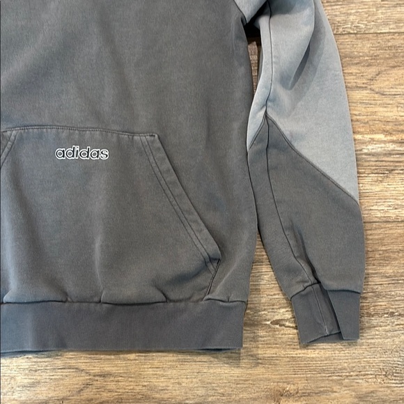 Adidas Boys Kids Size Large 13/14 Gray Hoodie - Picture 5 of 7